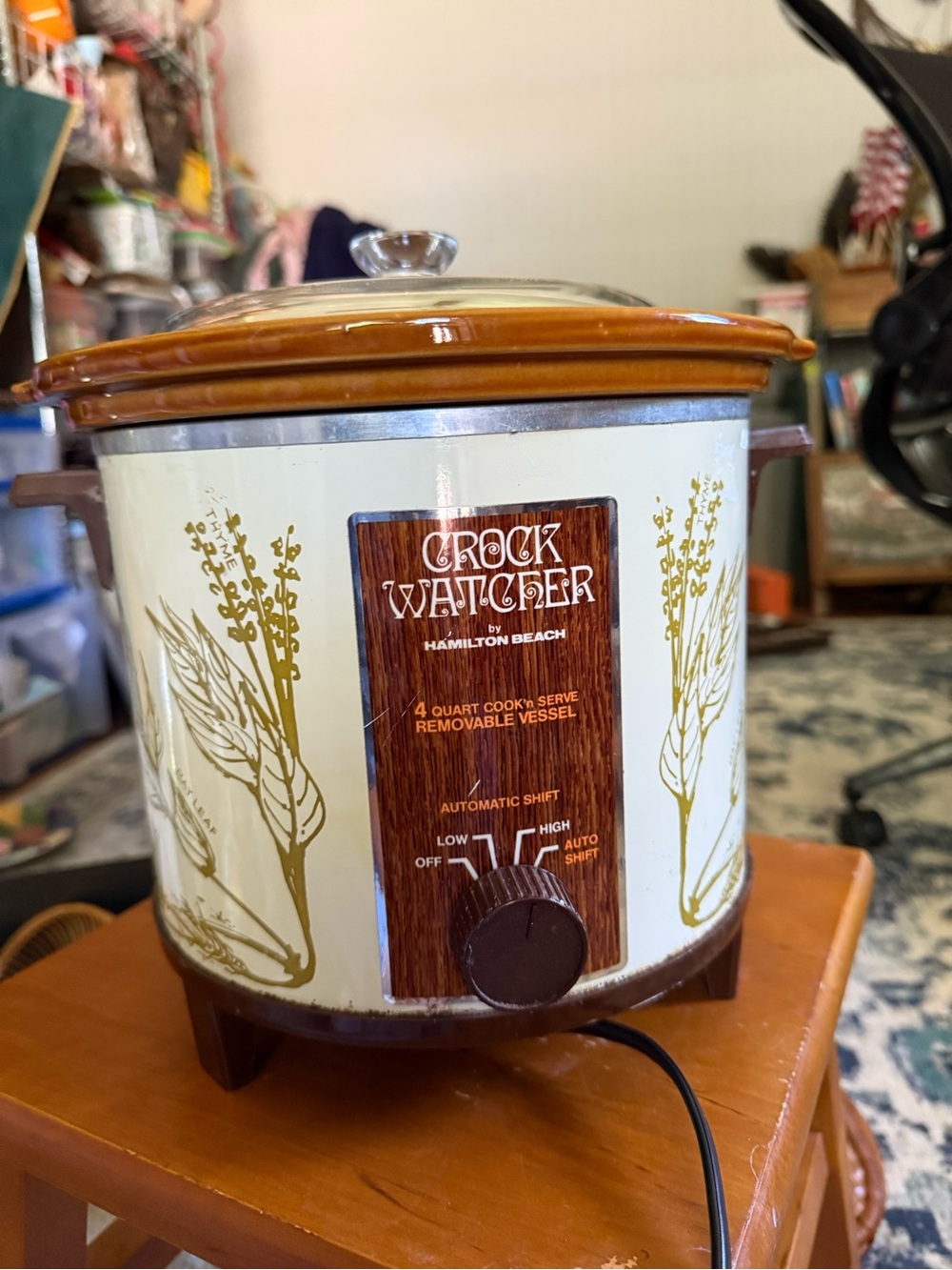 Hamilton Beach Crock Watcher Vintage 4 quart Cooker